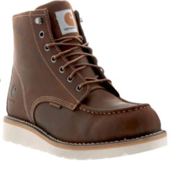Carhartt - Mens 6" Brown Waterproof Wedge Boots