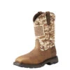 Ariat - Mens Workhog Patriot Steel Toe Boots