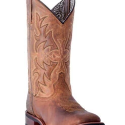 Laredo Womens Brown Anita Cowgirl Square Toe Boots