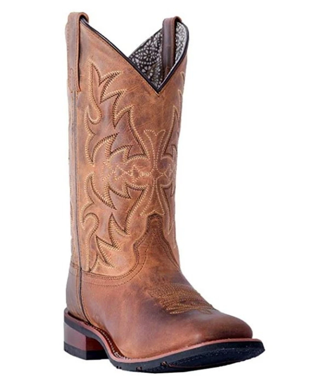 Laredo Womens Brown Anita Cowgirl Square Toe Boots 3 Laredo Womens Brown Anita Cowgirl Square Toe Boots