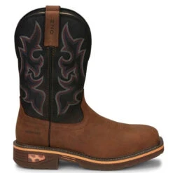 Justin Mens Commander Resistor Nano Composite Square Toe Boots - Rustic Brown -5.11 Tactical shop P2376580 02 83628.1630443038