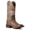 Ariat Womens Weathered Tan Circuit Patriot Wide Square Toe Boots -5.11 Tactical shop P2396375 01 20176.1673466503