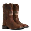 Ariat Mens Brown Sport All Country Wide Square Toe Boots -5.11 Tactical shop P2493980 1 99512.1673540930