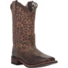 Laredo Womens Brown & Cheetah Astras Broad Square Toe Boots -5.11 Tactical shop P2557575 1 26455.1673546742