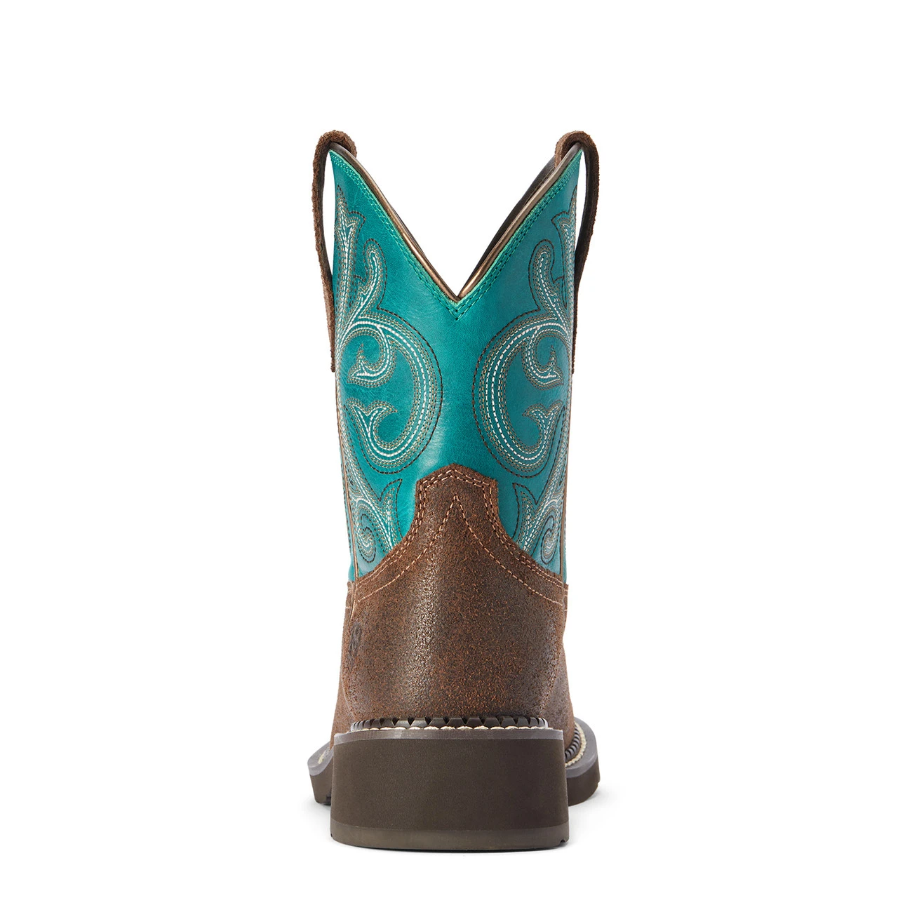 Ariat Womens Worn Hickory & Shamrock Fatbaby Heritage Boots 5 Ariat Womens Worn Hickory & Shamrock Fatbaby Heritage Boots - Image 3