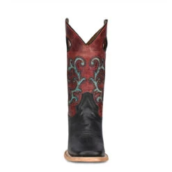 Corral Circle G Womens Black & Red Embroidered Square Toe Boots -5.11 Tactical shop P2588725 3 62363.1657560714