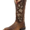 Twisted X Womens 13" Ruff Stock Floral Embroidered Square Toe Boots
