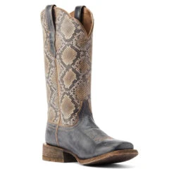 Ariat Womens Beduino Black & Natural Snake Frontier Farrah Wide Square Toe Boots -5.11 Tactical shop P2672620 3 58533.1672764973
