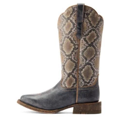 Ariat Womens Beduino Black & Natural Snake Frontier Farrah Wide Square Toe Boots -5.11 Tactical shop P2672620 4 24411.1672764974