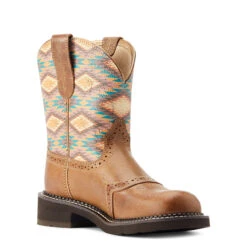 Ariat Womens Coastal Tan Aztec Fatbaby Heritage Farrah Boots -5.11 Tactical shop P2673215 3 33990.1673304371