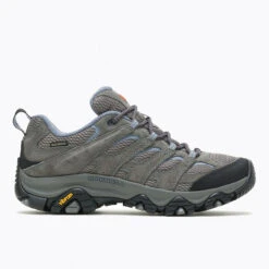 Merrell Womens MOAB 3 Waterproof Hiking Boots- Granite