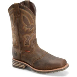 Double H Men's Jeyden Waterproof Roper Boots Brown