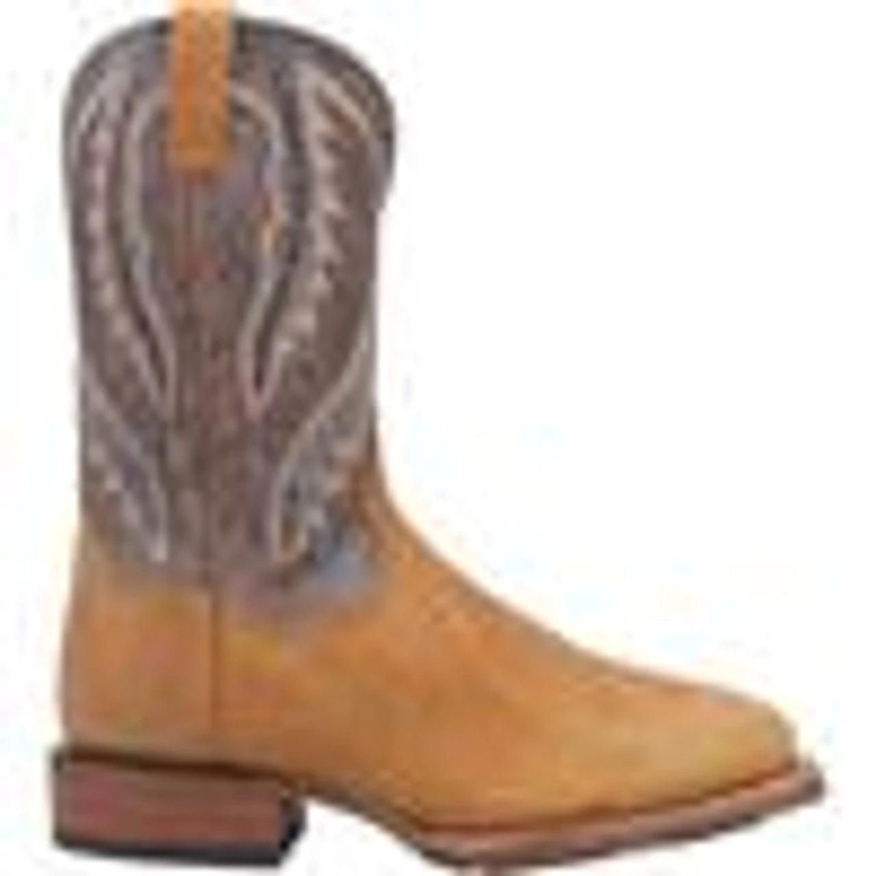 Dan Post Men's Dugan Camel Bison Square Toe Cowboy Boots 4 Dan Post Men's Dugan Camel Bison Square Toe Cowboy Boots - Image 2