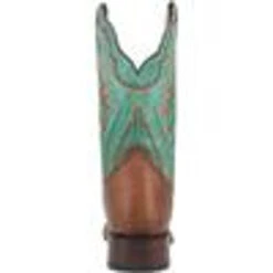 Dan Post Women's Babs Brown/Green Square Toe Cowgirl Boots -5.11 Tactical shop P2894420 3 86193.1696604115