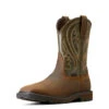 Ariat Mens Brown And Olive Groundstomper Pull On Square Safety Toe Boots -5.11 Tactical shop P2894540 1 82125.1697131951