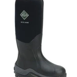 Muck Boots Men's Arctic Sport Tall Black Rubber Boots