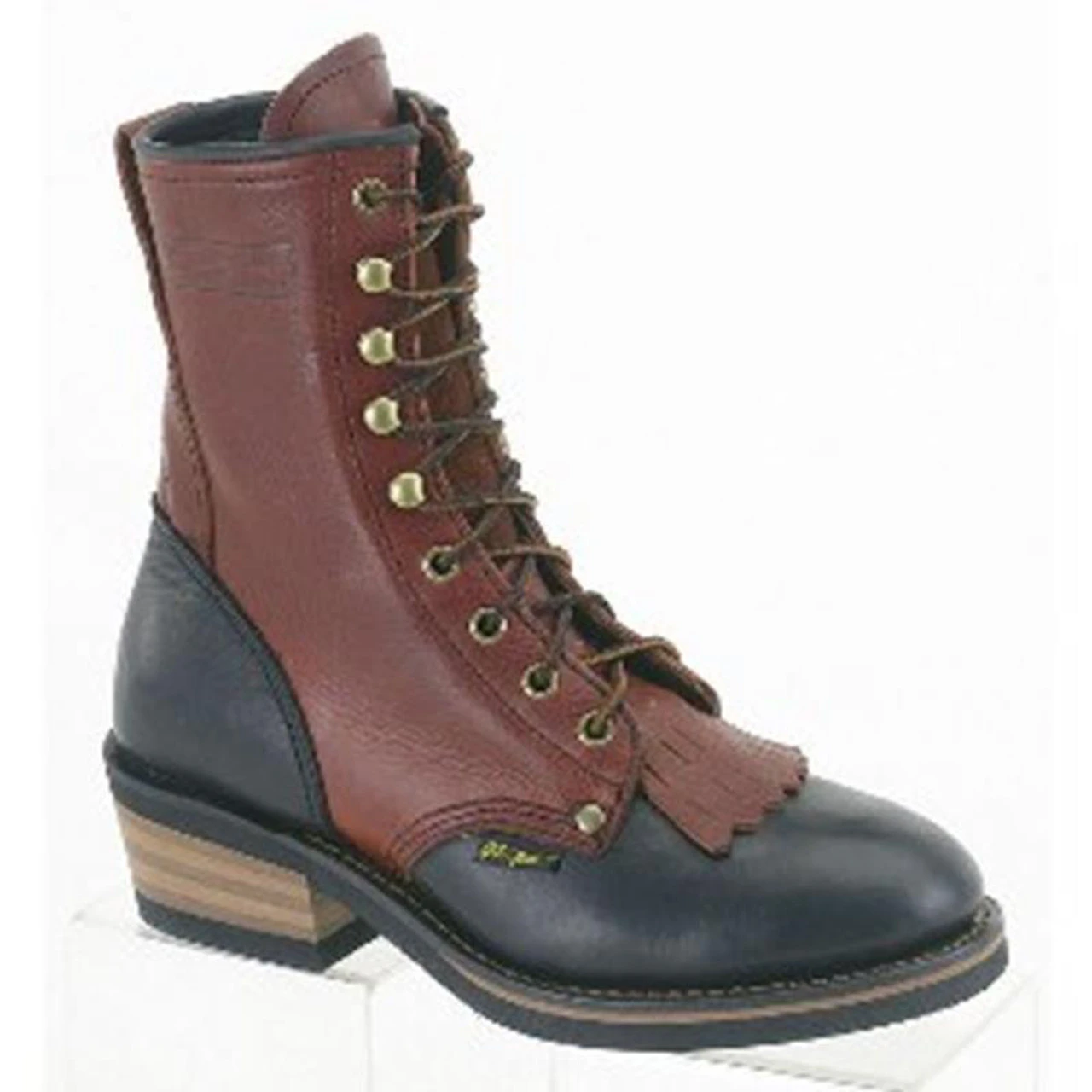 AdTec - Ladies Packer Work Boots - Black Dark Cherry-10M 3 AdTec - Ladies Packer Work Boots - Black Dark Cherry-10M